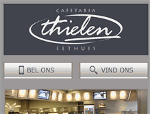 Tablet Screenshot of cafetariathielen.nl